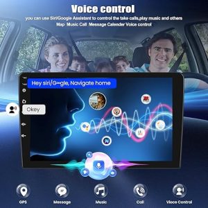 9" Android 13 Car Stereo for Honda HR-V/XR-V/Vezel 2014-2019 | Fit for Wireless Car Play & Android Auto | GPS Navigation | Hi-Fi Sound | AHD Backup Camera | Bluetooth,FM Radio,Split-Screen